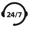 24/7 service